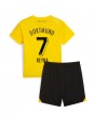 Borussia Dortmund Giovanni Reyna #7 Domácí dres pro děti 2023-24 Krátký Rukáv (+ trenýrky)